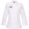 imageChef Works Custom Womens Sofia Chef CoatWhite