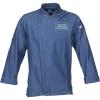 imageChef Works Customized Mens Gramercy Denim Chef CoatIndigo Blue