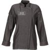 imageChef Works Customized Womens Gramercy Denim Chef CoatBlack