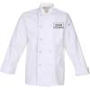 imageChef Works Mens Le Mans Chef Coat with Custom EmbroideryWhite