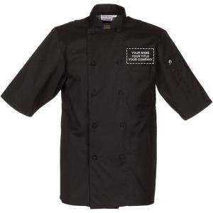 imageChef Works Custom Mens Montreal Cool Vent Chef CoatBlack