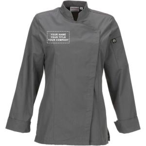 imageChef Works Custom Womens Lansing Chef CoatGrey