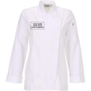 imageChef Works Custom Womens Lansing Chef CoatWhite
