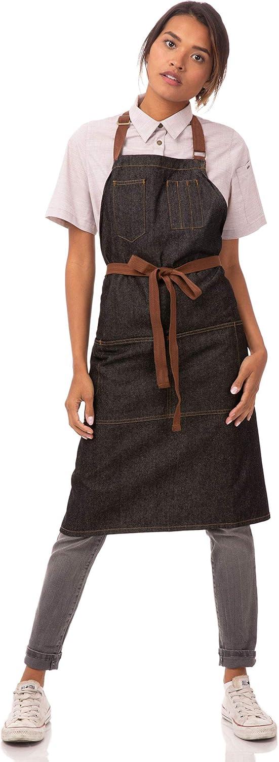 imageChef Works Custom Memphis Bib ApronBlack