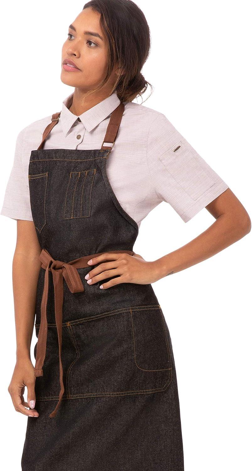 imageChef Works Custom Memphis Bib ApronBlack