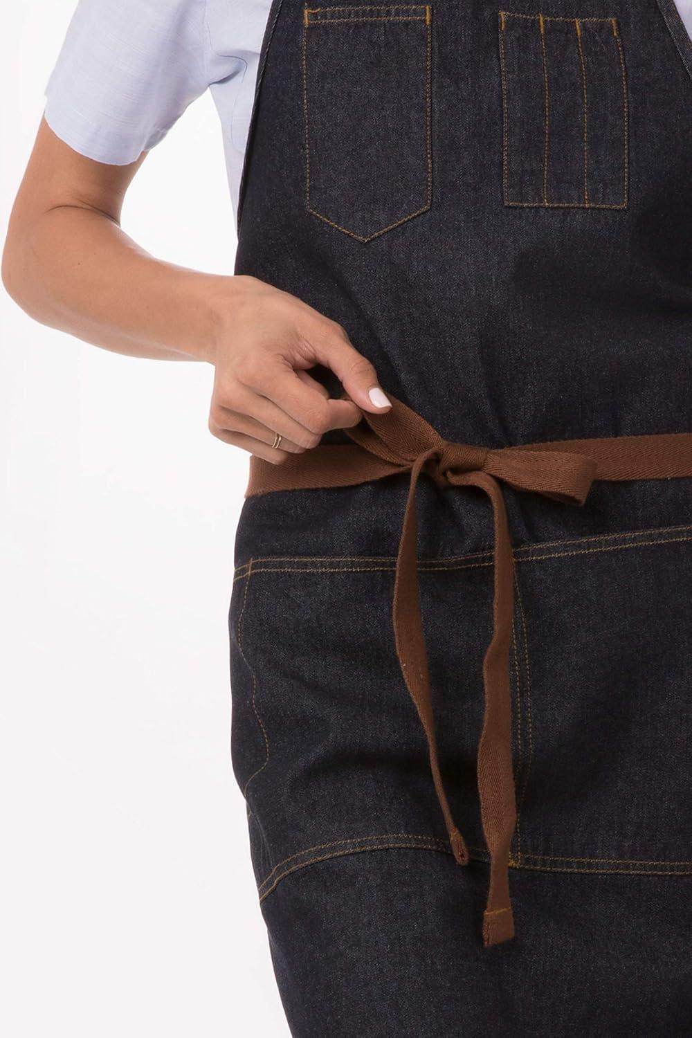 imageChef Works Custom Memphis Bib ApronIndigo Blue