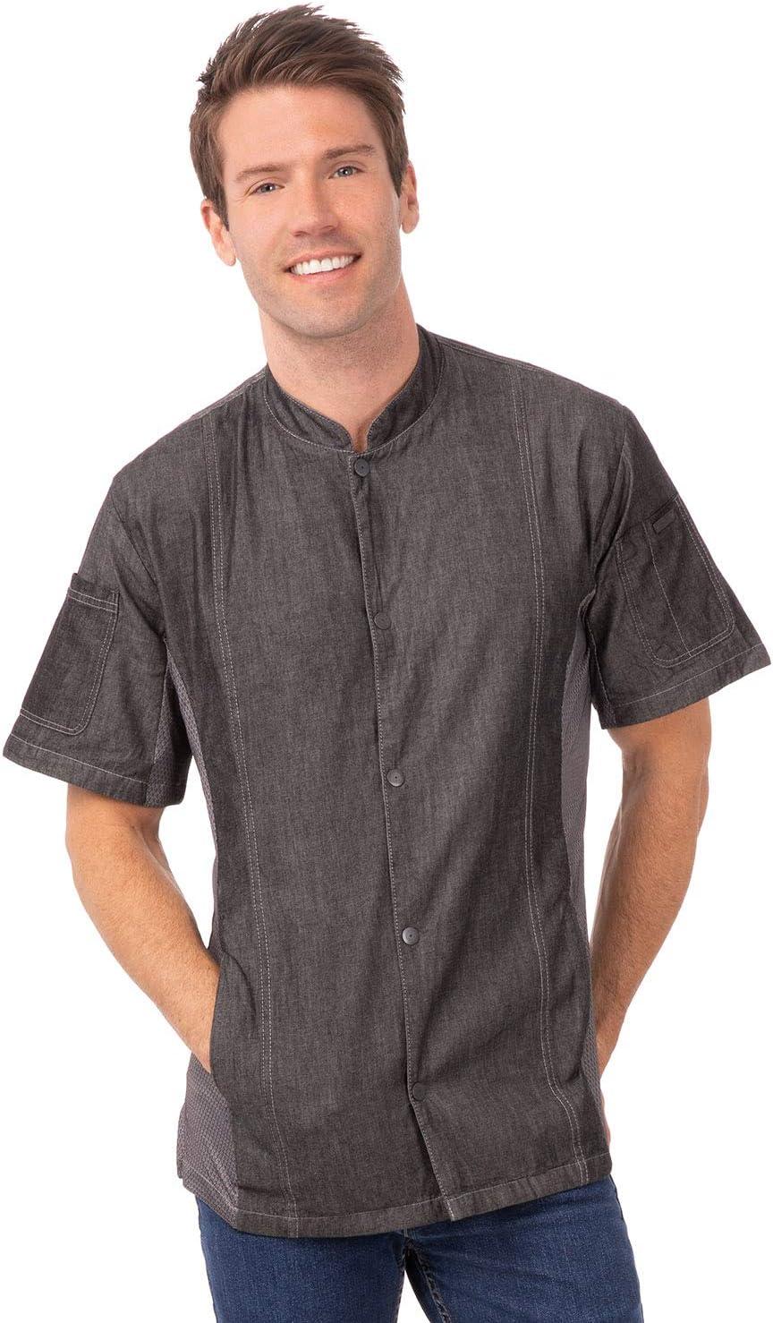 imageChef Works Custom Mens Tribeca Executive Chef CoatBlack