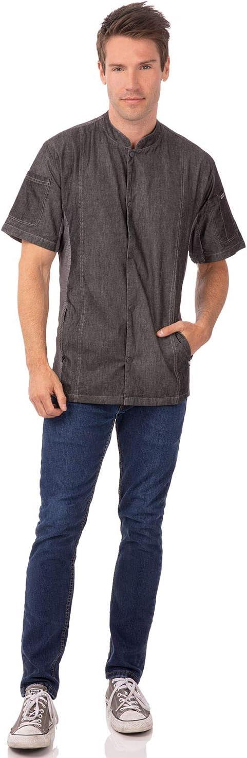 imageChef Works Custom Mens Tribeca Executive Chef CoatBlack