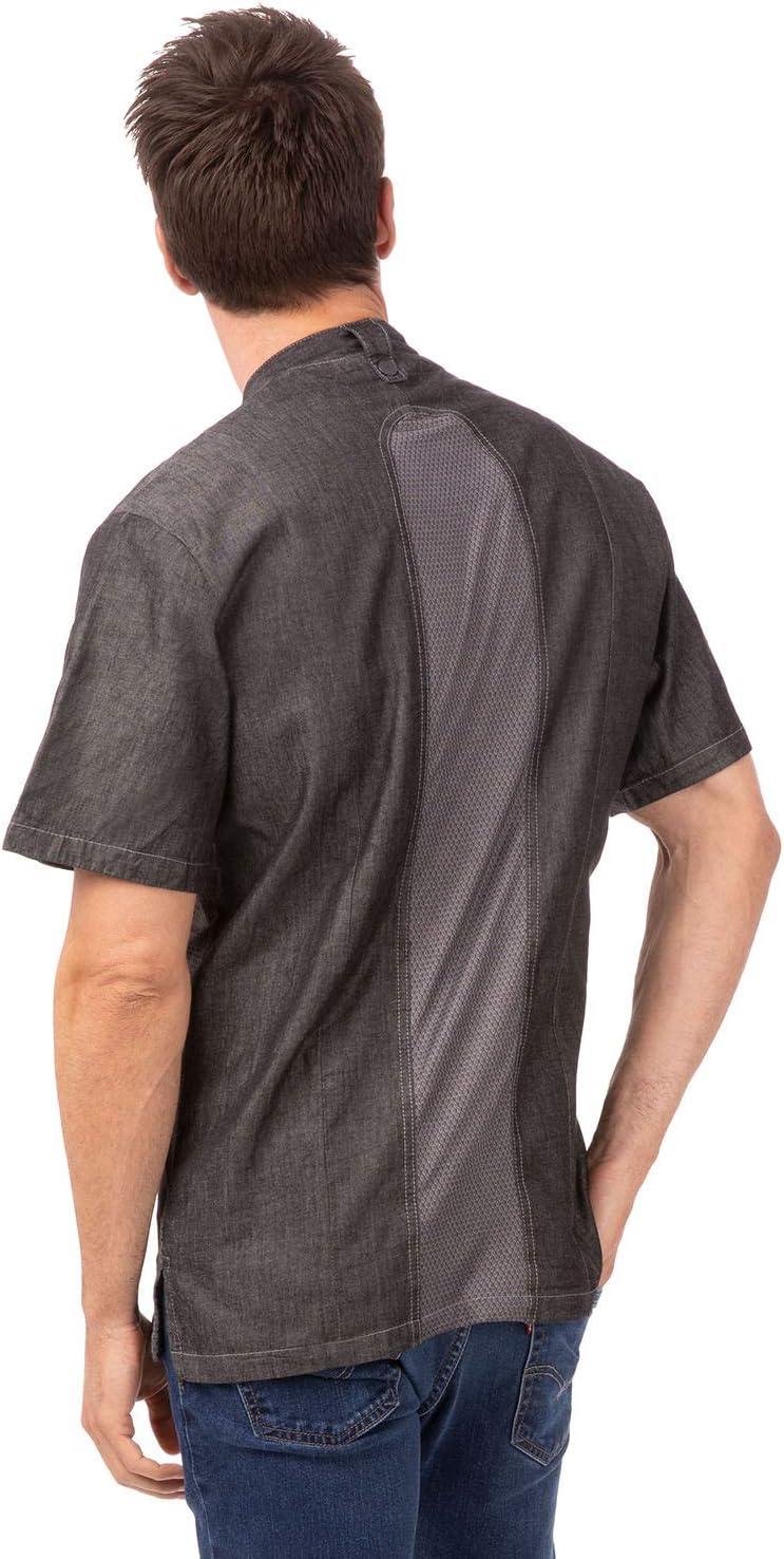 imageChef Works Custom Mens Tribeca Executive Chef CoatBlack