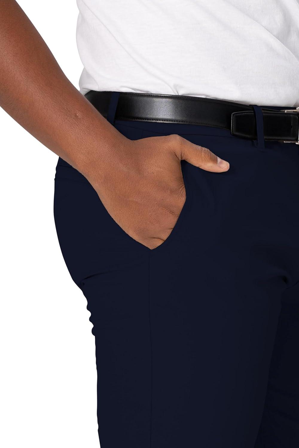 imageChef Works Mens Chino Poly Stretch PantNavy