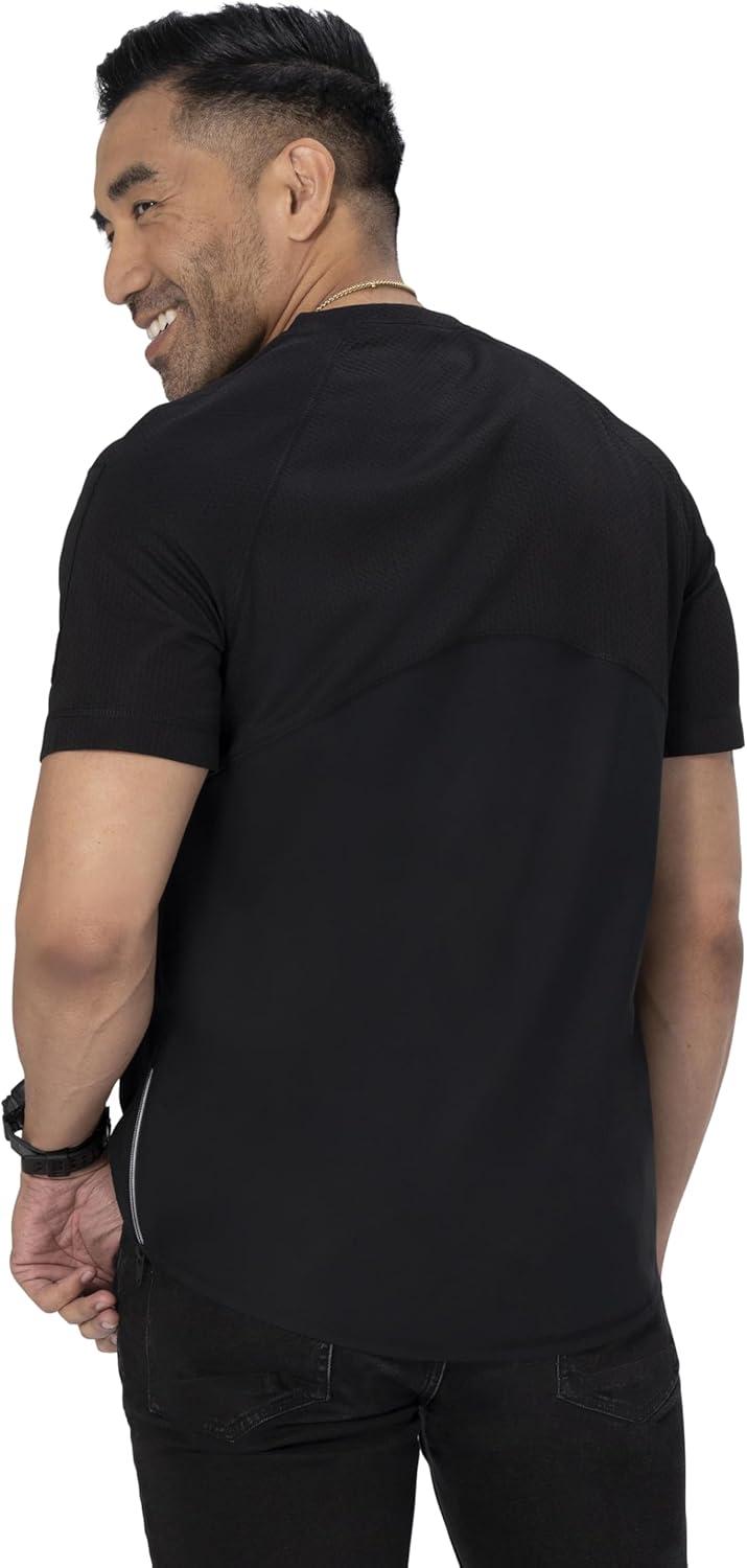 imageChef Works UnisexAdult UnisexAdult Aryes Crew ShirtBlack