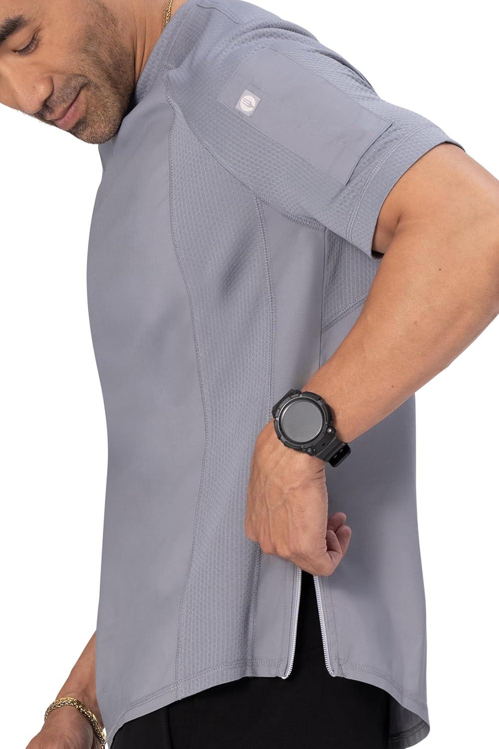 imageChef Works UnisexAdult UnisexAdult Aryes Crew ShirtGray
