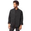 imageChef Works Custom Embroidered Mens Valencia Chef CoatBlack