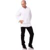 imageChef Works Custom Embroidered Mens Valencia Chef CoatWhite