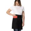 imageChef Works Unisex Brio Half Bistro ApronBlack