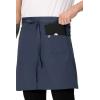 imageChef Works Unisex Brio Half Bistro ApronBlue