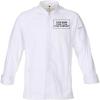 imageChef Works Custom Embroidered Mens Valencia Chef CoatWhite