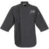 imageChef Works Personalized Mens Brighton Chef CoatDark Grey