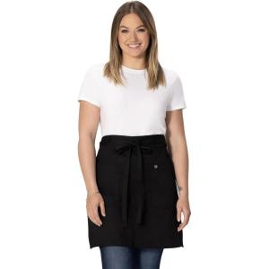 imageChef Works Unisex Brio Half Bistro ApronBlack