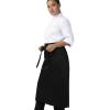 imageChef Works Unisex Sustainable Bistro ApronBlack