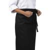 imageChef Works Unisex Sustainable Bistro ApronBlack