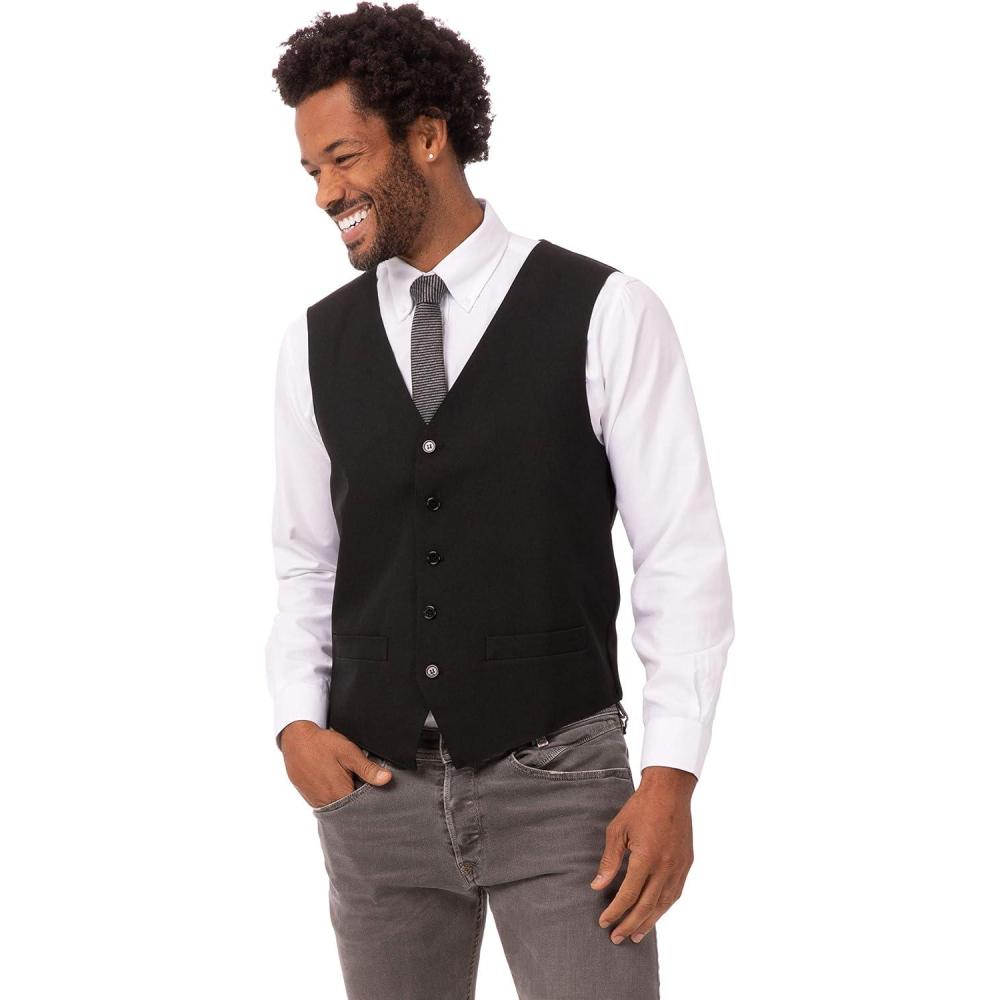 imageChef Works Mens Essential VestBlack