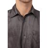 imageChef Works Mens Detroit Short Sleeve Denim ShirtBlack