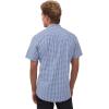 imageChef Works Mens Modern Gingham Short Sleeve Dress ShirtBlue