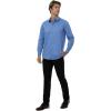imageChef Works Mens Premium Formal Dress ShirtFrench Blue