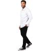 imageChef Works Mens Seville Shirt with Mesh PanelsWhite