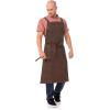 imageChef Works Unisex Denver Chefs Crossback Bib Work Utility ApronChocRust