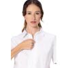 imageChef Works Womens Cody Zip Work ShirtWhite