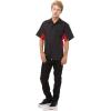 imageChef Works mens Universal Cook ShirtBlack Red Mesh