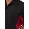 imageChef Works mens Universal Cook ShirtBlack Red Mesh