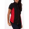 imageChef Works womens Universal Cook ShirtBlack Red Mesh