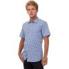 imageChef Works Mens Modern Gingham Short Sleeve Dress ShirtBlue