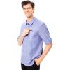 imageChef Works Mens Modern Oxford Classic ShirtBlue