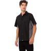 imageChef Works mens Universal Cook ShirtBlack Grey Mesh