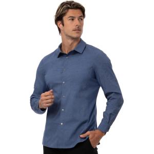 imageChef Works Mens Seville Shirt with Mesh PanelsBlue