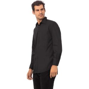 imageChef Works Unisex Basic Dress ShirtBlack