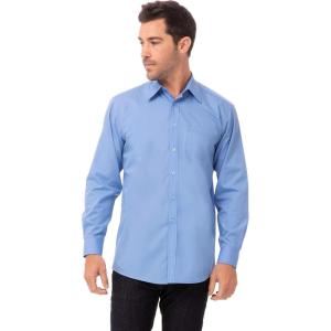imageChef Works Unisex Basic Dress ShirtFrench Blue