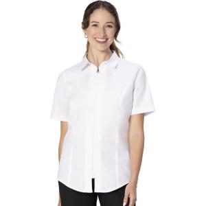 imageChef Works Womens Cody Zip Work ShirtWhite
