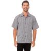 imageChef Works Custom Embroidered Unisex Cook ShirtBlack  White Check