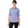 imageChef Works Custom Embroidered Womens Modern Chambray Dress ShirtBlue