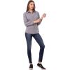 imageChef Works Custom Embroidered Womens Modern Chambray Dress ShirtGrey