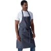 imageChef Works Unisex Utility Bib ApronNavy Natural