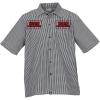 imageChef Works Custom Embroidered Unisex Cook ShirtBlack  White Check