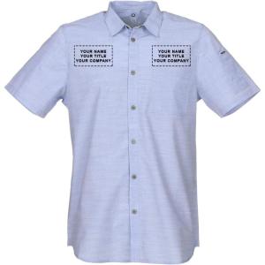 imageChef Works Custom Embroidered Mens Havana ShirtBlue