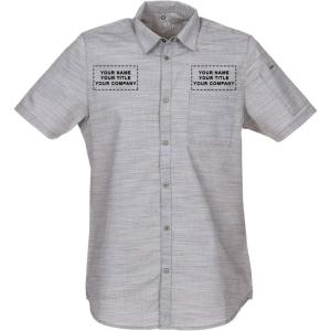 imageChef Works Custom Embroidered Mens Havana ShirtGrey