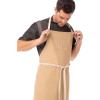 imageChef Works Unisex Austin Chefs Bib Apron Natural One Size